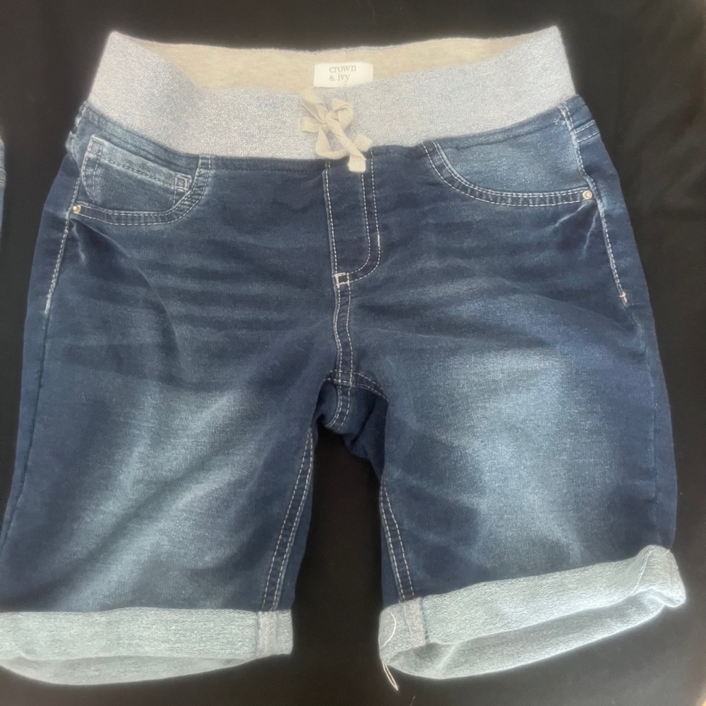 3 pair Crown & Ivy Jean Shorts